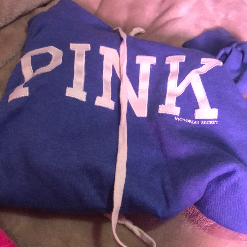 pink hoodie